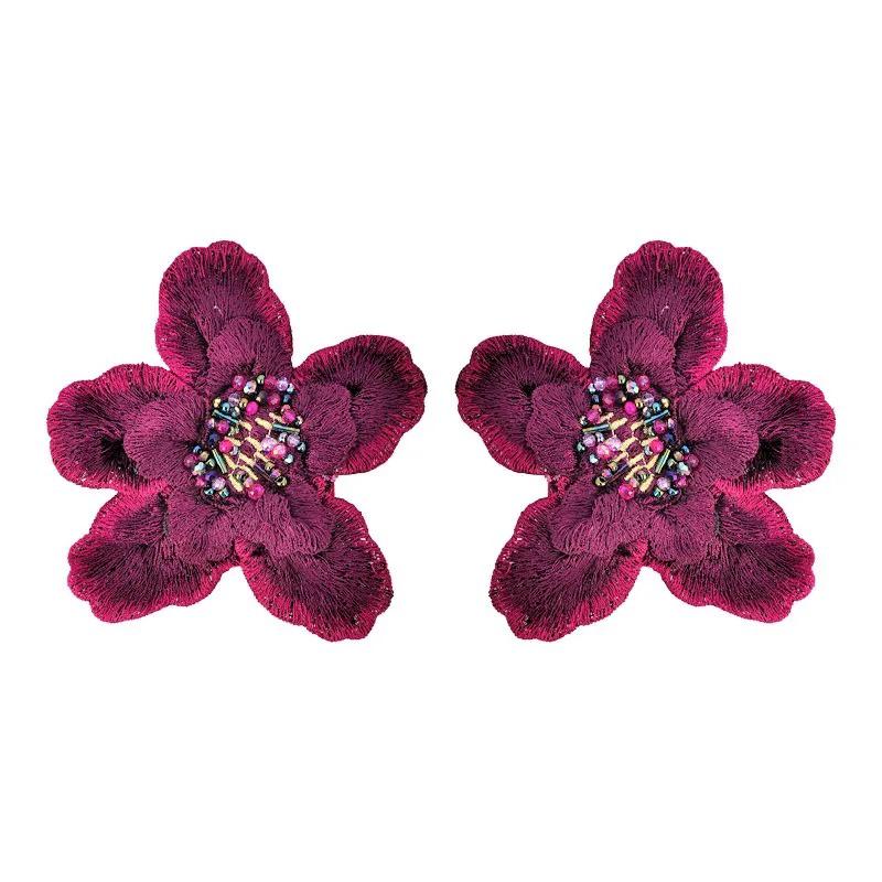 Loreta Garden Magenta Earrings
