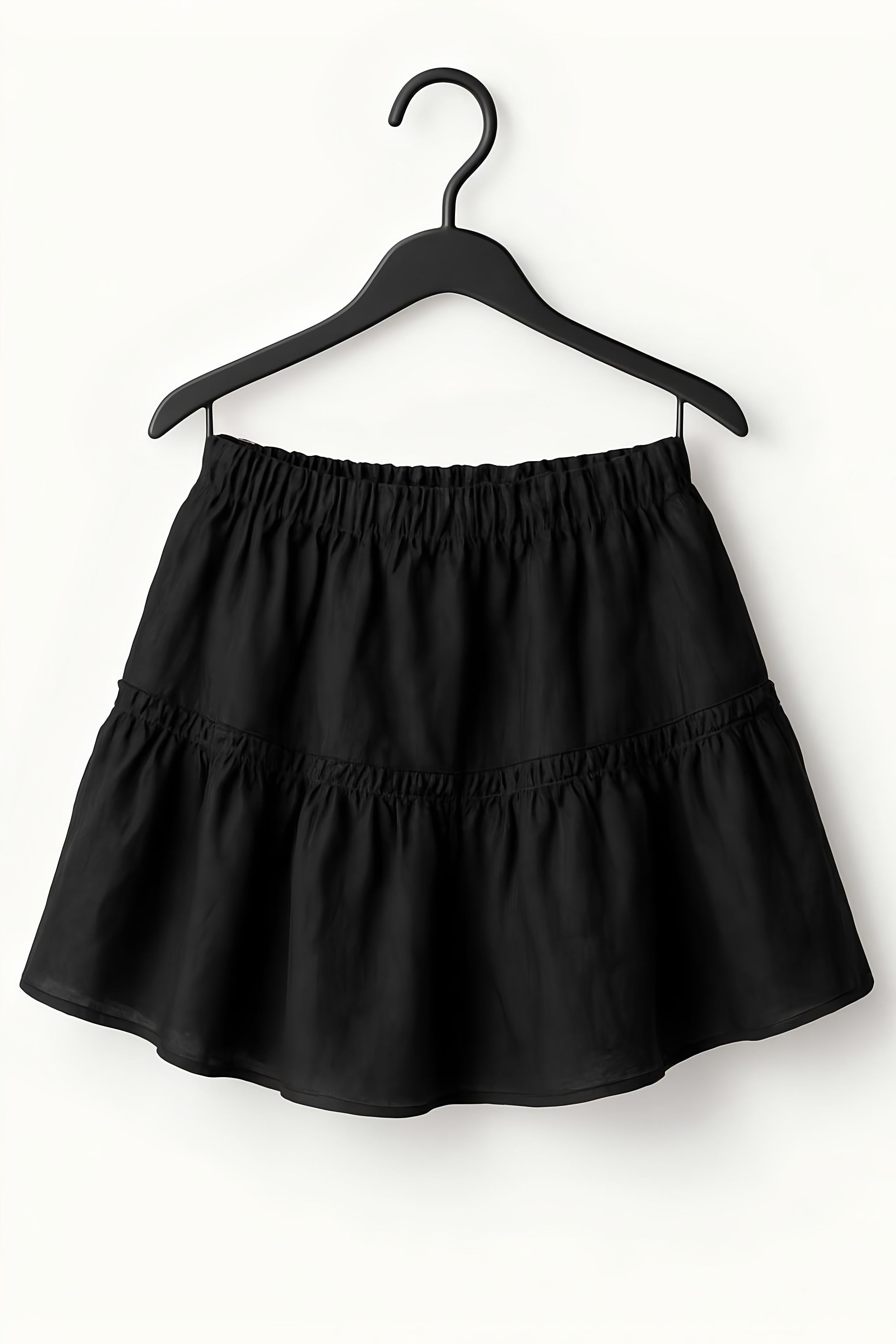 Macadamia Beach Skirt Black