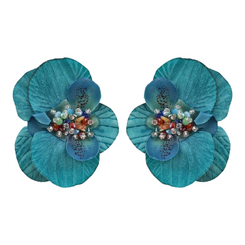 Loreta Orchid Acqua Earrings