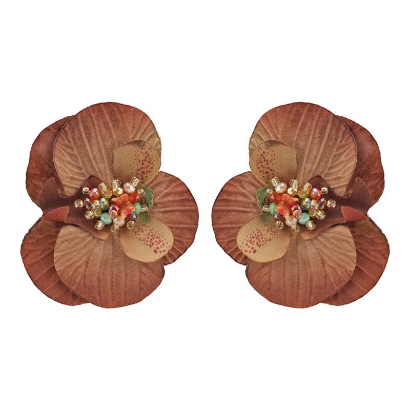 Loreta Orchid Earth Earrings