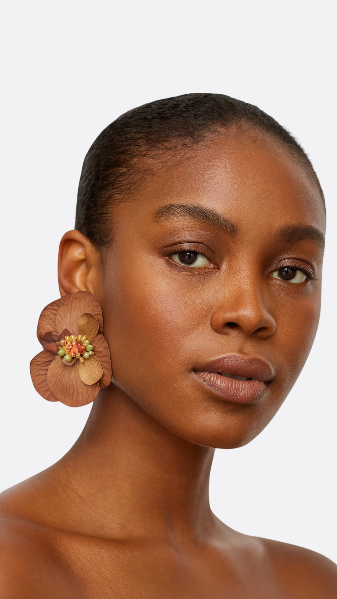 Loreta Orchid Earth Earrings