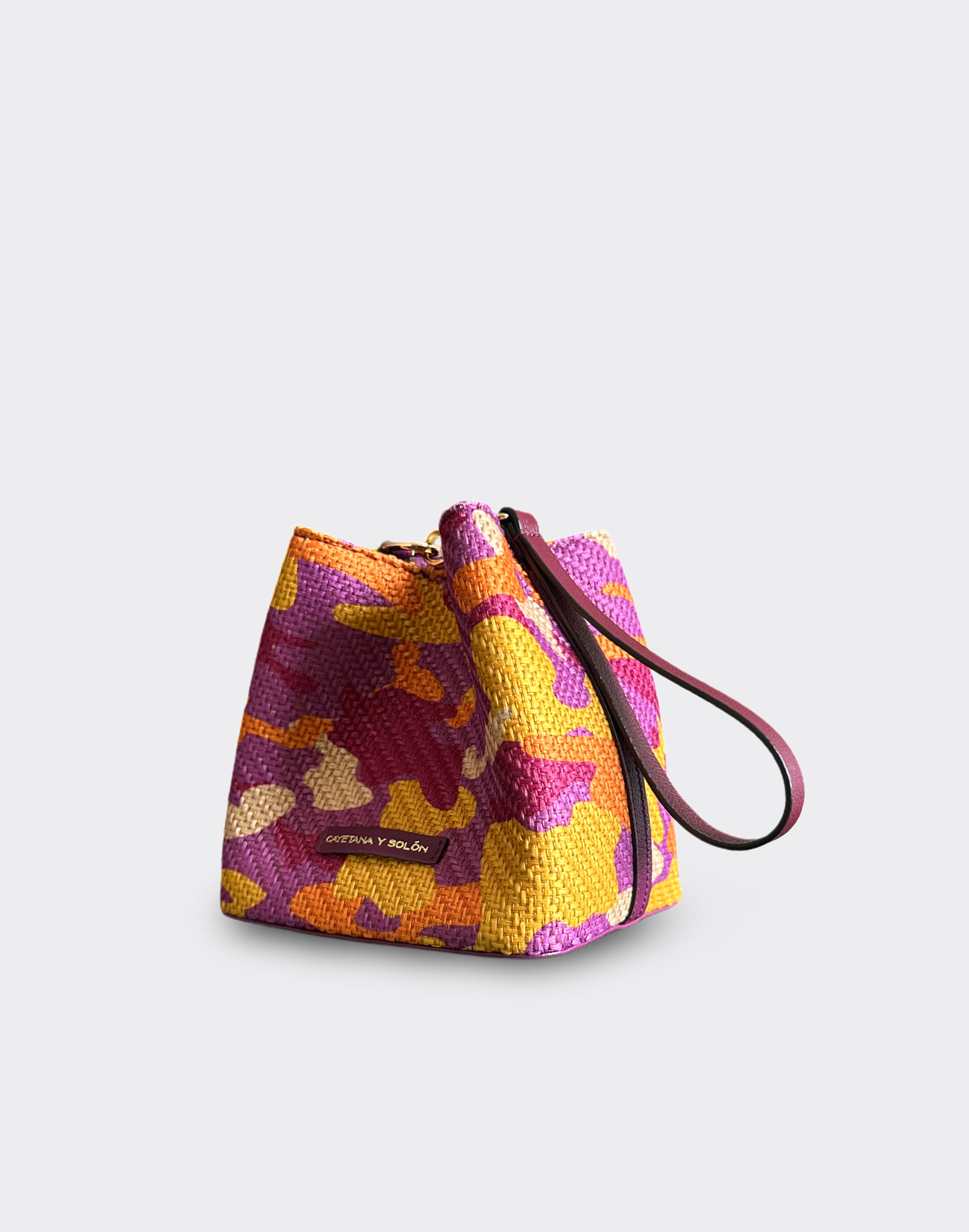 Cayetana y Solon Mini Bucket Bag Camouflage
